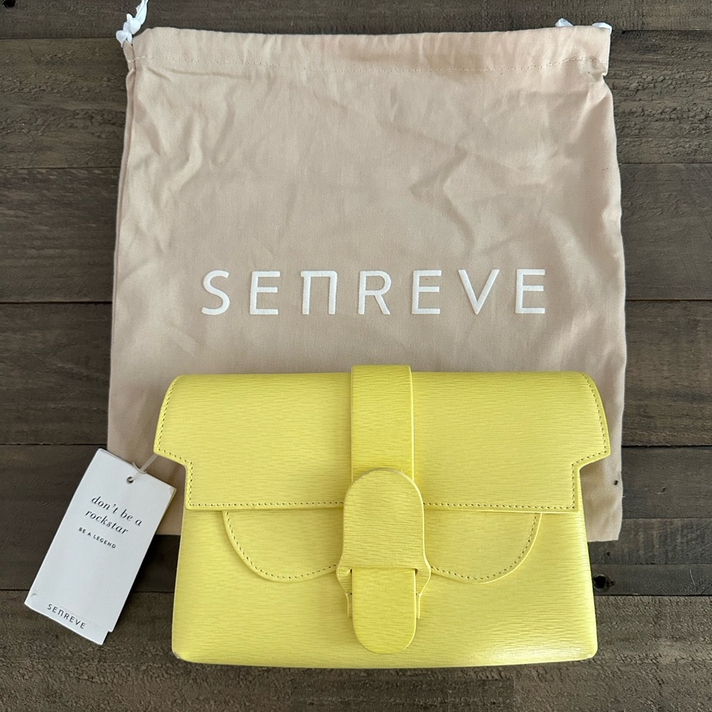 Senreve Aria Belt Bag – Chiffon/Silver – NWT – 5-Way – Italian Leather